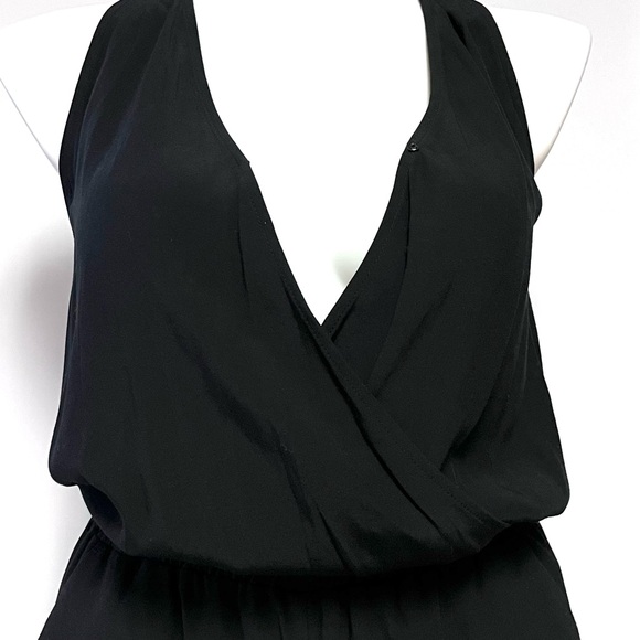 Loft Surplice Romper Playsuit Crisscross Size Medium NWT Black Resort Vacation - Picture 6 of 14